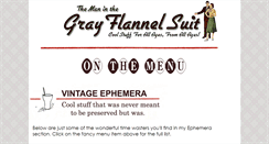 Desktop Screenshot of grayflannelsuit.net